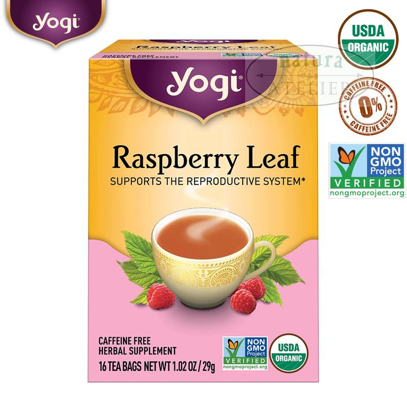 Yogi Tea, Organic Raspberry Leaf Tea, for Women & Menstrual Support ...