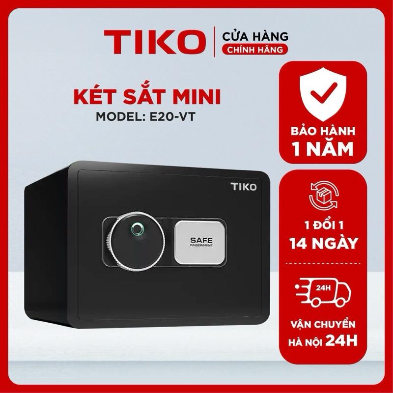  KÉT SẮT TIKO vân tay  THÔNG MINH VÂN TAY KẾT HỢP KHÓA CƠ CÁO CẤP 