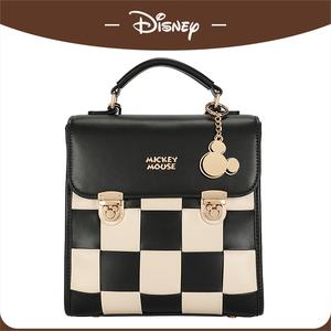 Beg galas gaya akademi Mickey, Disney, tenunan kotak-kotak, Beg Tangan, [COD] Bags Wanita