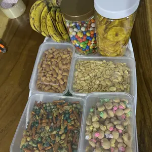 500gr Bola Bola Pelangi isi Biskuit