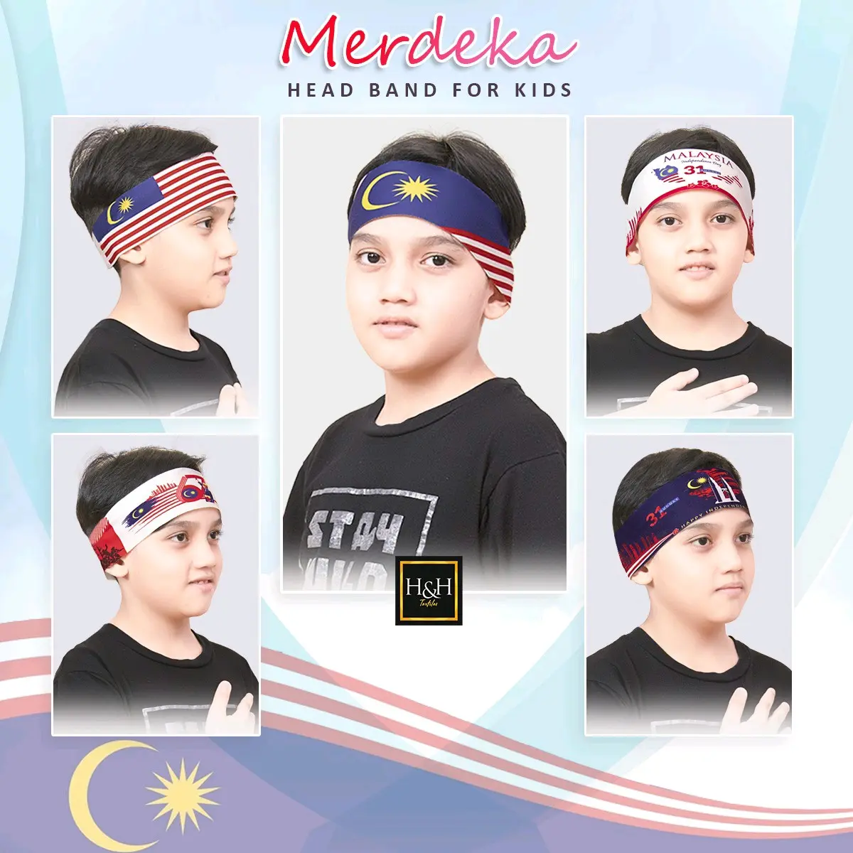 Headband Merdeka New Arrival | For Kids