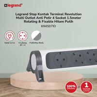 Gambar Legrand Stop Kontak Terminal Revolution Multi Outlet Anti Petir 4 Socket 1.5meter Rotating & Fixable Hitam Putih - 694507ID dari LegrandPowerSolution.id Kota Administrasi Jakarta Barat 4 Tokopedia