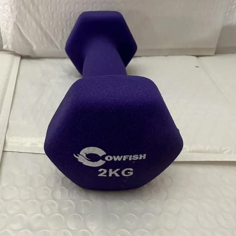 DUMBELL BARBEL 2 KG Vinty isi 1 pcs cewek & cowok gym Neoprene barbel mini Otot 3