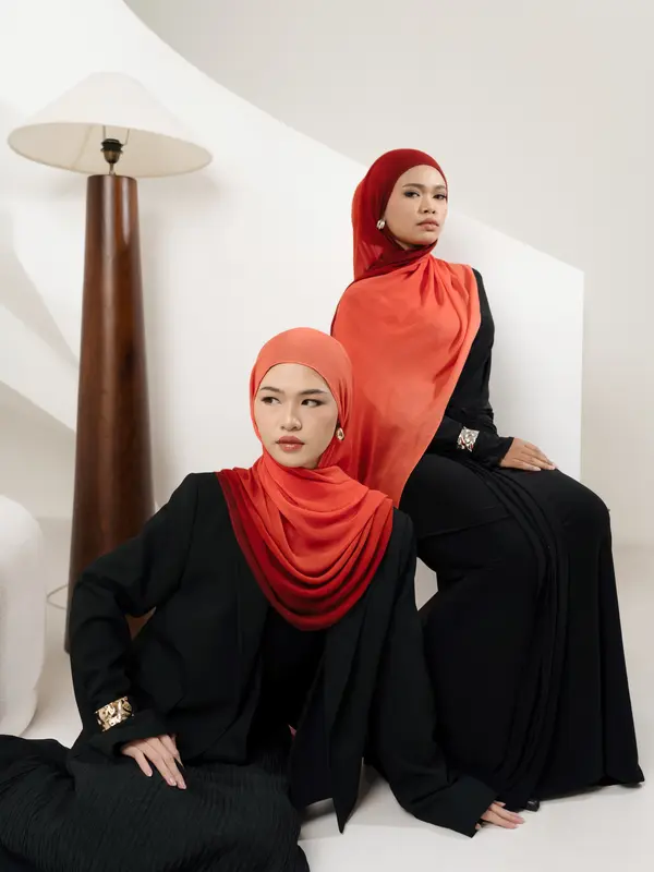 Omna Scarf / Pashimna Printed Modals / Breathable / Lightweight / Pashmina Leu Official Jilbab Soft Muslim 8