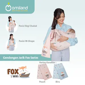 OMILAND Gendongan Jarik Fox and Sea Horse Series