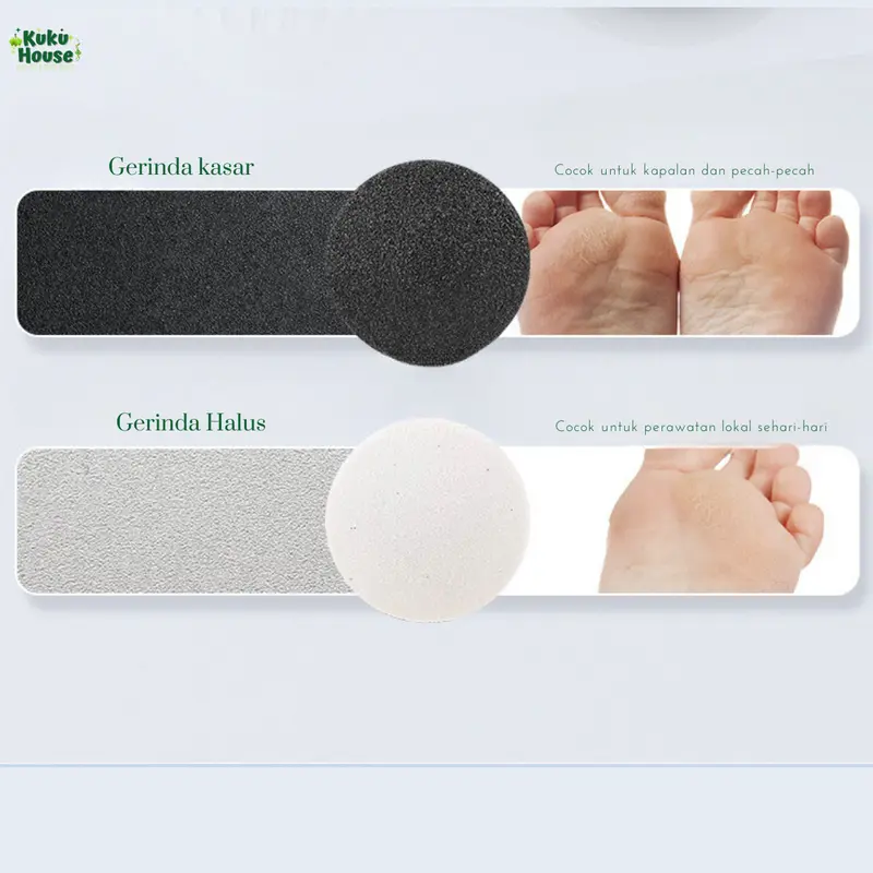 New electric foot grinder/ Alat penghalus Tumit Kaki/ household fully automatic foot grinder / pedicure removal of dead skin and calluses/ pedicure and pedicure machine 3