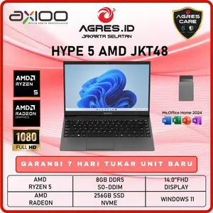 AXIOO Hype 5 Amd JKT48 X3 Ryzen 5 3500 8GB 256GB Windows 11 14.0" Full HD Ips