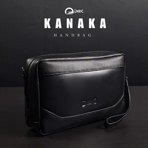 DIEK Handbag Pria Kulit Sapi Asli KANAKA Clutch Bag Pria Sling Bag Cowok Waterproof Multifungsi Premium