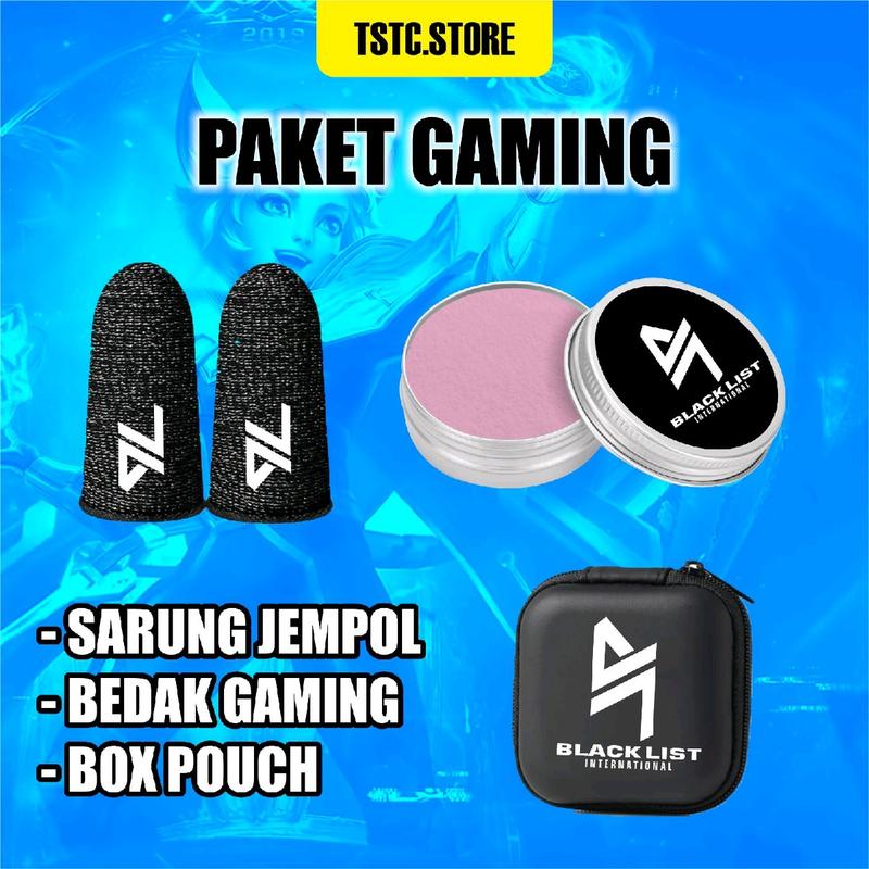 SARUNG GAME SHARK ISI BOX + BEDAK GAMING  ANTI KERINGAT SENSITIF GAMING SUPER SOFT PREMIUM Accessories Komputer 2