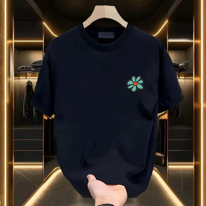 Áo Thun Cotton Anh Hùng, Phong Cách Mỹ, Dày Dặn Và Đẹp Trai, ngắn Tay, Dành Cho Nam Và Nữ Trẻ Trung, Thích Hợp Cho Mùa Hè, Thương Hiệu Hợp Xu Hướng Ins, Phong Cách Đường Phố, Dáng Rộng Vừa Vặn, Áo Cổ Tròn