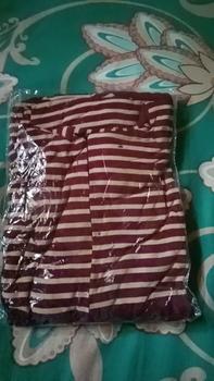 Product Review of Kaftan Miska by Daster Qu - Gamis Kaftan Lebaran Motif Batik Salur Encim Home Dress Kaftan Rayon from r**i 0