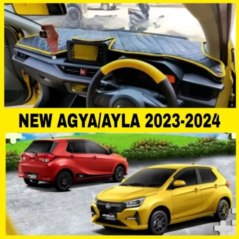 Cover,Karpet,Alas Pelindung Dashboard Mobil New Agya-New Ayla 2023-2024 Aksesoris Car 0