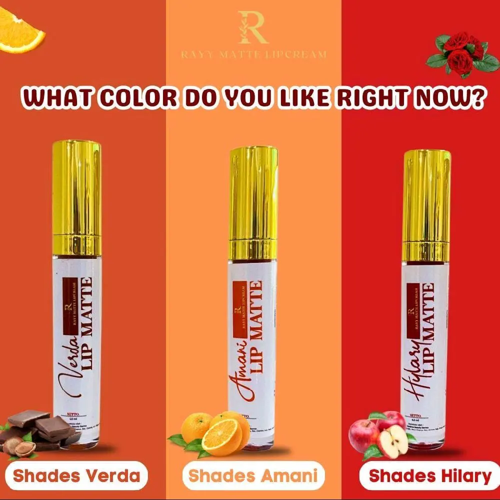 Lipcream mate / Tsamaaniya / Rayy mate lipcream bpom dan halal