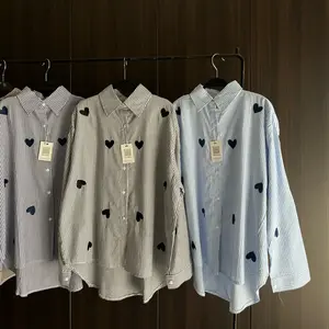 KIANA SHIRT STRIPE KEMEJA LOVE ADILLA.ID