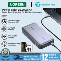 Gambar UGREEN PowerBank 25.000Mah Fast Charging 145w Untuk iPhone 11 12 13 14 15 Samsung Oppo Laptop Macbook 90597A - 20.000Mah 100W dari GADVENTIA Kota Administrasi Jakarta Barat 1 Tokopedia