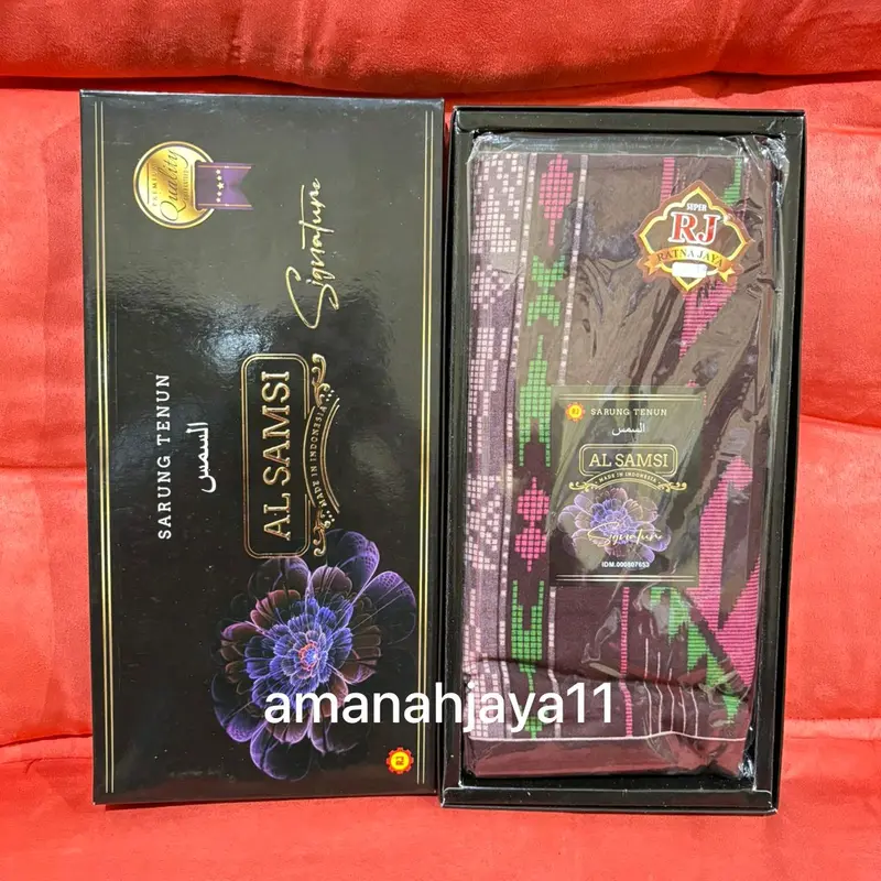 (PROMO!! BUY 1 GET 1) Sarung Al Samsi Signature Premium Motif BHS B 3