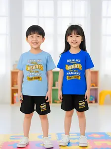baju setelan unisex anak-anak bukan aku yang hebat tapi doa mama yang kuat setelan anak laki-laki perempuan