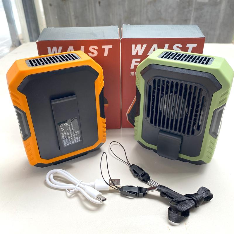 TIỆN LỢI Quạt Đeo Thắt Lưng F49 Tích Điện-Kiêm Sạc Dự Phòng 6000mAh - NHỎ GỌN - MẠNH MẼ