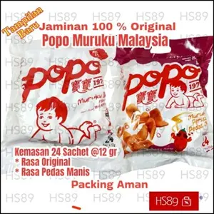 Popo Muruku Ikan isi 24 pcs - Snack Ikan Muruku - Maruku