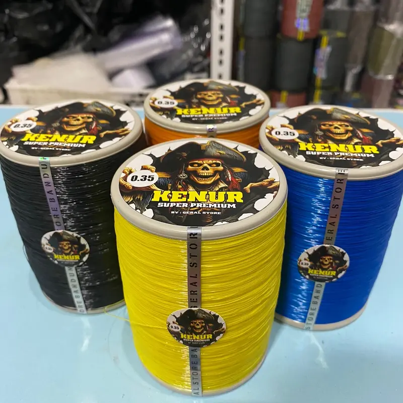 KENUR PENGULUR size 0,35 panjang 6000 yard. Kualitas premium super 4