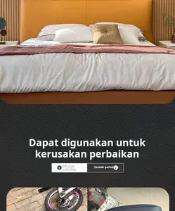 Tambalan perbaikan kulit berperekat tebal untuk sofa, sandaran kepala tempat tidur, jok mobil, dan pelapis kulit lainnya.