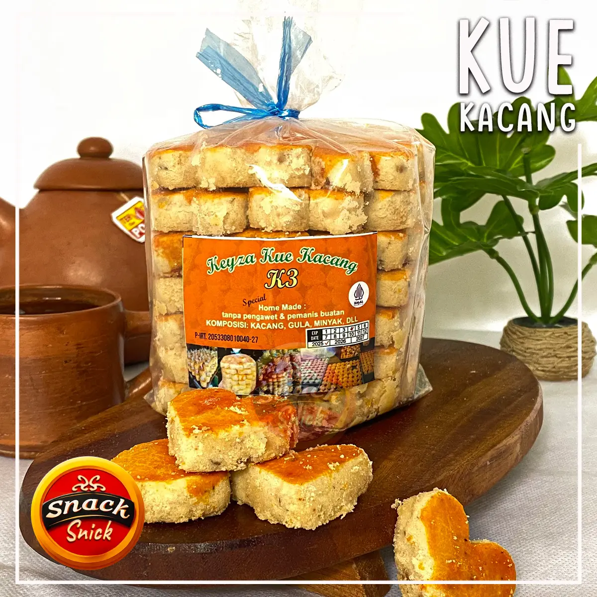 Kue Kacang Premium Kue Lebaran Kue Jadul 500gr