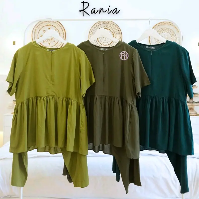 PELANGI HIJAB Mihnah Rania set baju dan celana 2