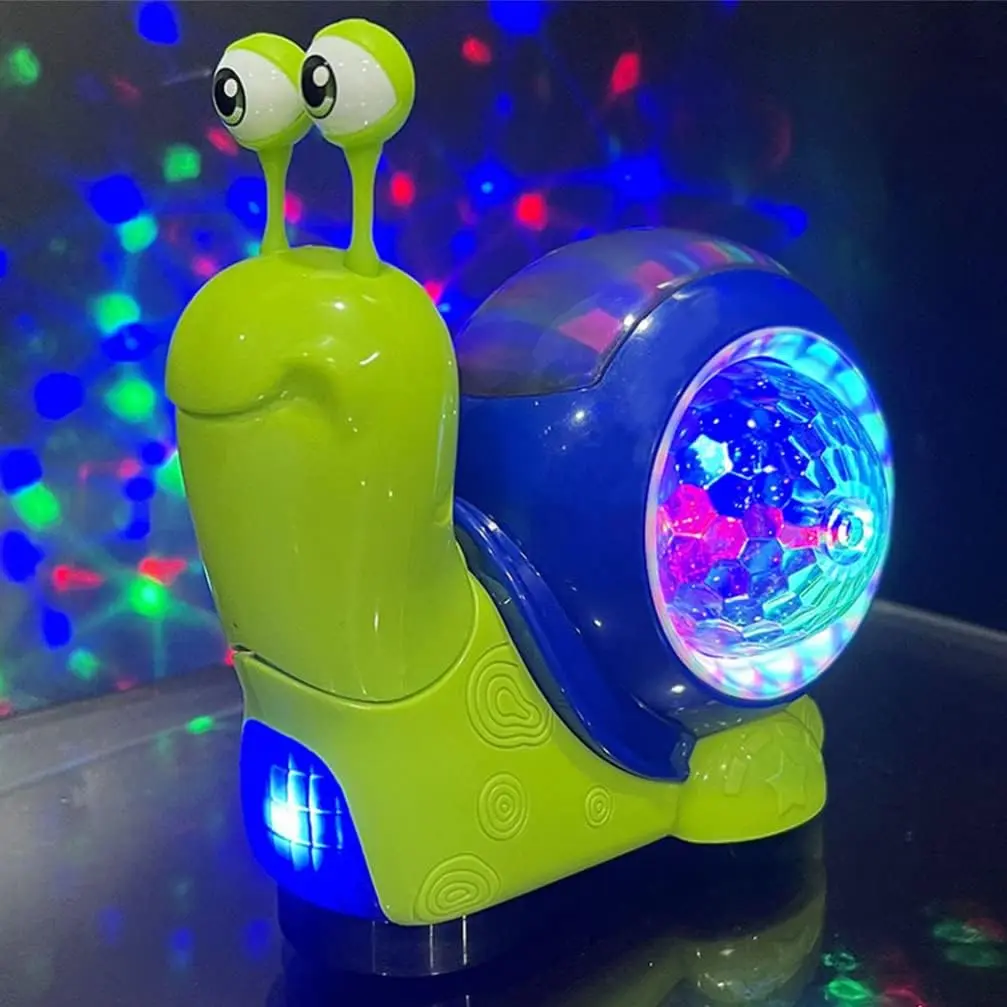 2025's New Luminous Snail Toy: Electric Crawling Snail with Light - up Music for Sensory Play