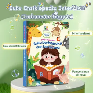 Buku Pintar Elektronik Anak Bahasa Indonesia Inggris Buku Belajar Membaca Ensiklopedi Berisi 14 Tema