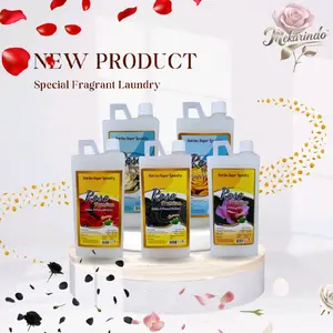 Pelicin Setrika dan Pewangi Pakaian dengan Bibit Parfum Import Berkualitas Terbaik - Rose Premium Laundry Jamur
