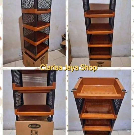 Rak Yoyo 4 Susun/Rak Serbaguna/Rak Dapur/Rak Multifungsi 2