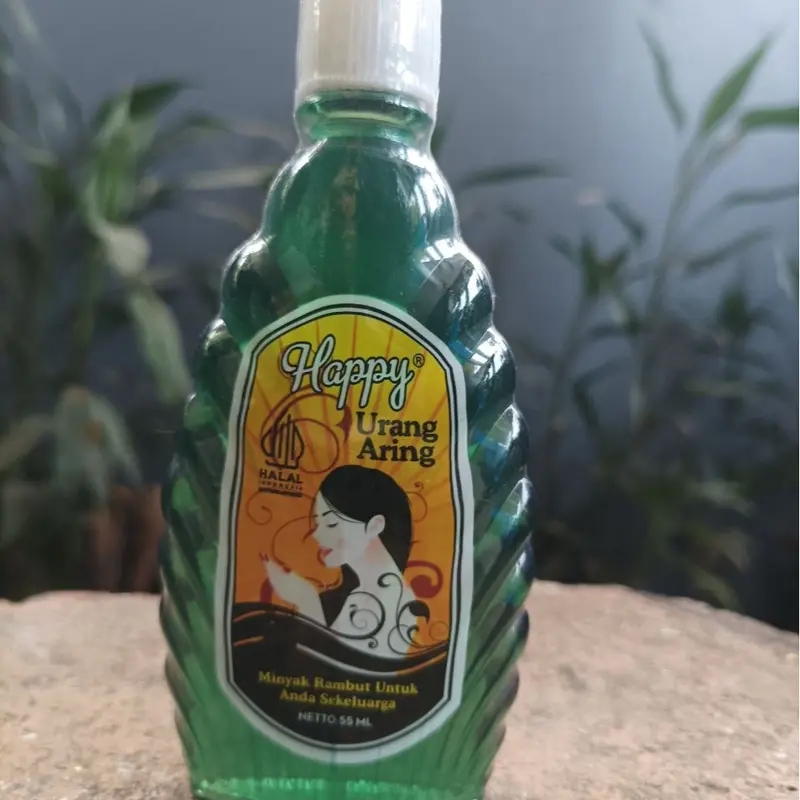 Minyak Rambut Urang Aring | Happy Urang Aring 55ml Penyubur Rambut Rontok Botak Tipis 0