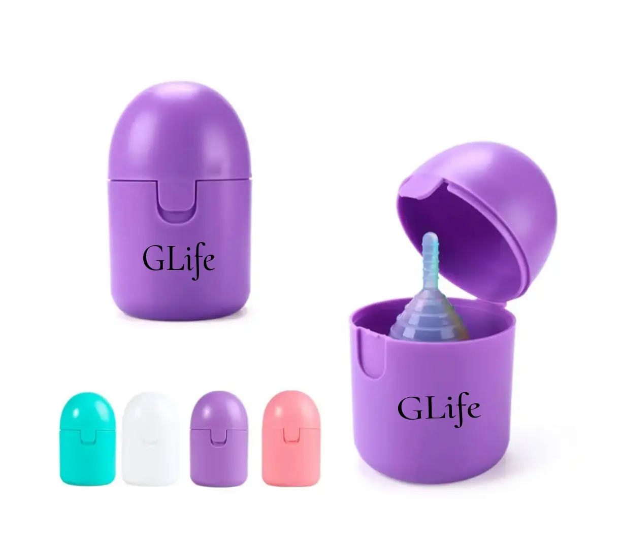 GLife Tempat Sterilisasi Menstrual Cup Tempat Penyimpanan Wadah Menstrual Cup