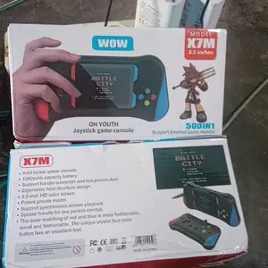 Portable Gameboy X7M Versi Terbaru Game Paling Update Versi Terbaru Bisa Connect di TV 500 Game Console HD/AV Output Mini Game One Players And Two Players SNI