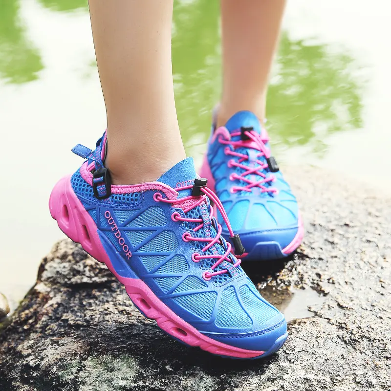 Outdoor hiking shoes Male Female Aqua Shoes Barefoot Women Beach Shoes Quick Dry Wading Sneakers Breathable Hiking Sport Shoes Lovers Upstream Water Shoes