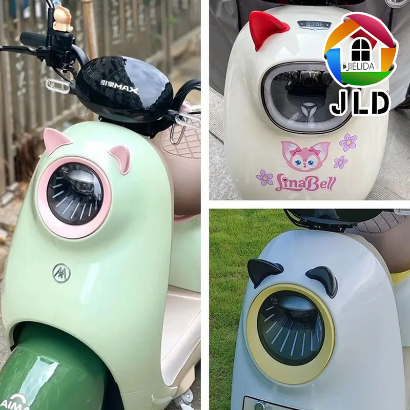 JIELIDA ACCESSORIES HELM KUPING KUCING HELMET CAT BIKER NYAMAN DAN GEMAS 1