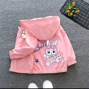 Light Butty Jaket Anak Perempuan Bergambar Sablon Cantik Bahan Lembut untuk Anak Perempuan Fashion