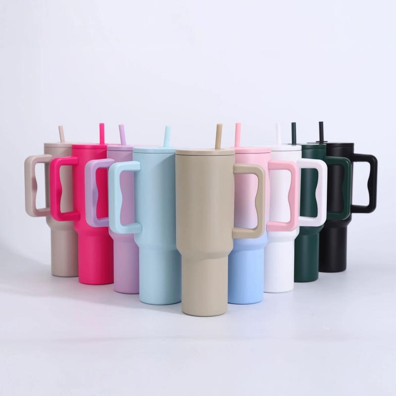 Bình giữ nhiệt 40oz thế hệ 3, có ống hút và tay cầm, thép không gỉ 304, giữ lạnh ngoài trời, bán chạy xuyên biên giới, bình giữ lạnh siêu bền.