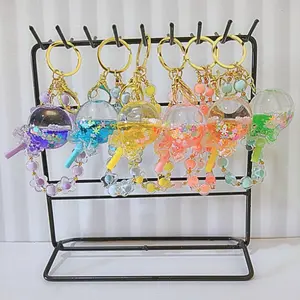 Gantungan Kunci Air dengan strap Manik/Gantungan Tas Lolipop Warna-warni/Gantungan Kunci Air Premium