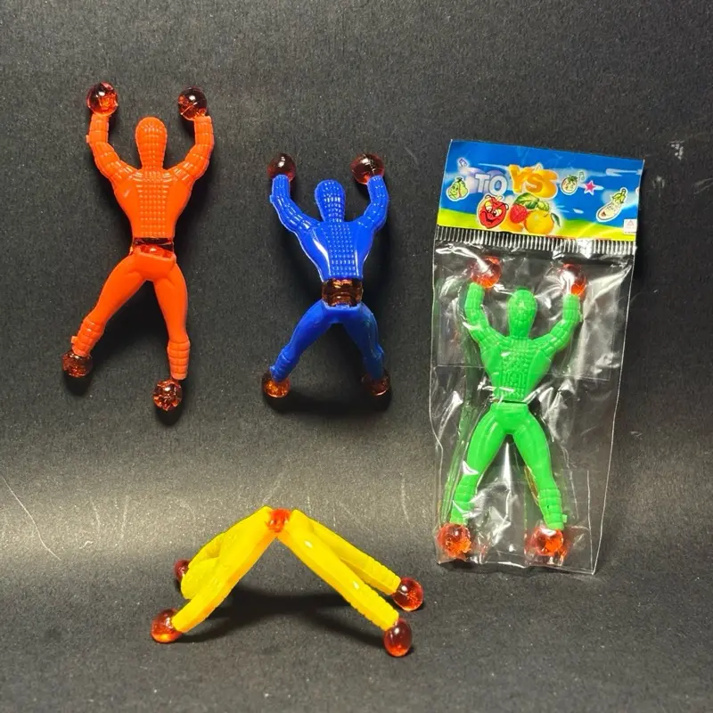 Spiderman 12 PCS Mainan Panjat Dinding Nempel Dinding untuk Anak Permainan Plastik