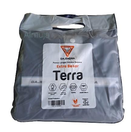 Jas Hujan Terra Poncho Lengan Celana Ekstra Jumbo Elephant Brand - Bahan PVC Berkualitas Tinggi 5