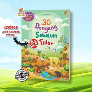 ORIGINAL Buku Dongeng Anak Bergambar - 30 Dongeng Sebelum Tidur
