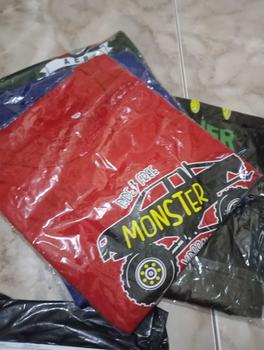 Product Review of Paket 4pcs Kaos Anak Laki laki Motif Mobil Pakaian Fashion from M**@ 1