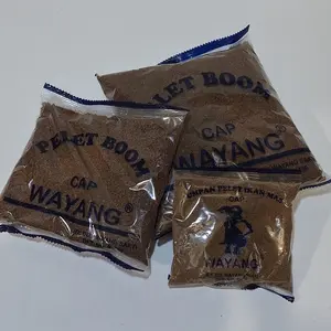Umpan Pelet Cokelat Boom Wayang Tersedia Varian [ Besar ] [ Kecil ] [ Halus ]