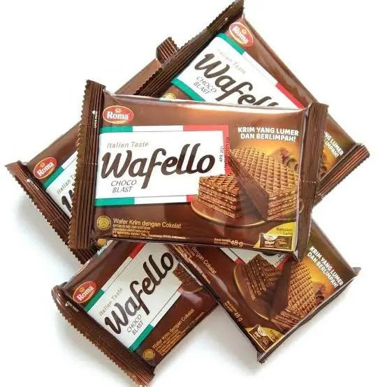 WAFFELO WAFER UKURAN 43 gr HARGA SATUAN-KARTON DAN GROSIR Makanan Snack Cemilan 0