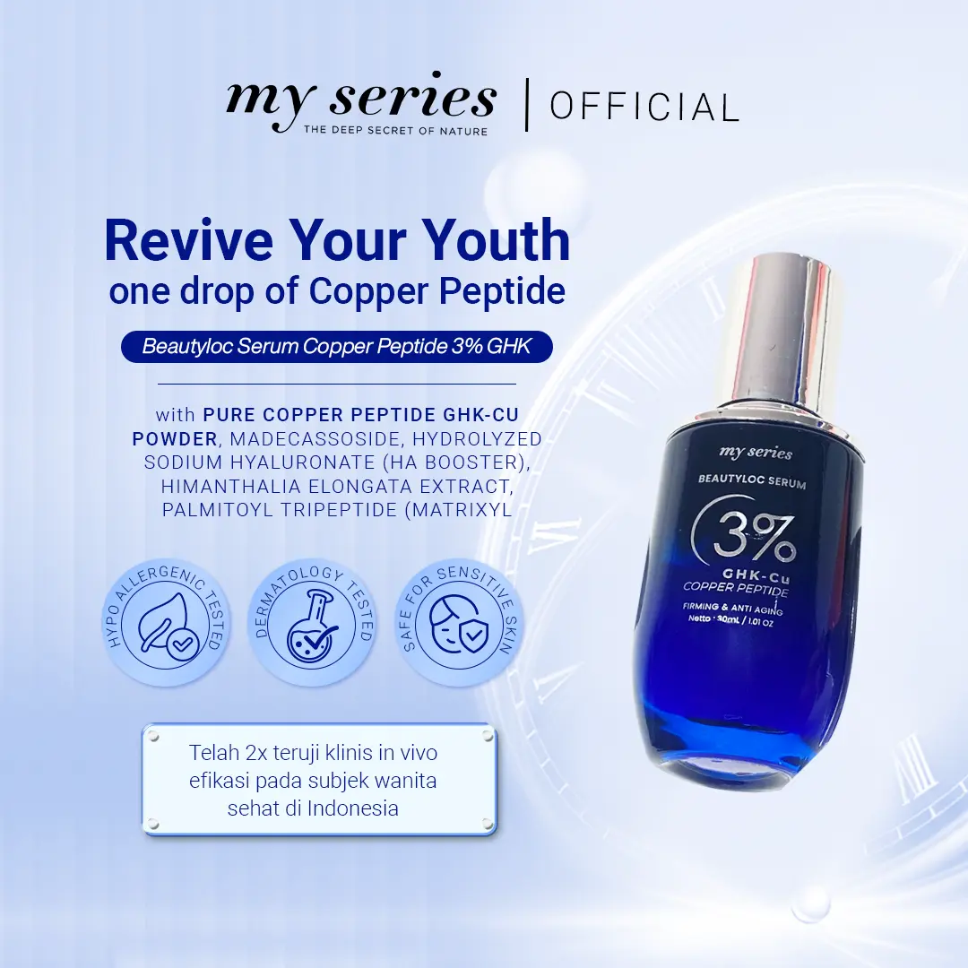 MY SERIES BEAUTYLOC SERUM 3% GHK-CU COPPER PEPTIDE NEW FORMULA - Shop |  Tokopedia
