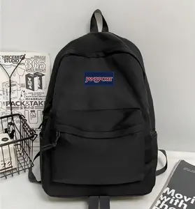 kece Tas Distro JANSPOR fashion BackPack Sekolah SD/SMP/SMA cocok juga untuk jalan'' Cowo sekolah Pria/wanita Punggung unisex tas gendong Hitam perempuan laki Leptop cowok laptop