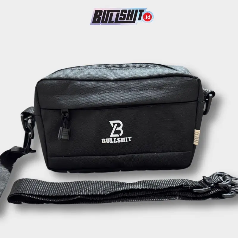 Promo Tas Bundling BELI 1 Dapat 2 Tas - Tas selempang - Bahu - Handbag  Pria Premium Bullshit KODE G01 5