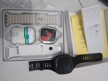 Product Review of [BELI 1 DAPAT 4] JAM SMARTWATCH I8ULLTTRA 2 TALI -TWS- JAM TANGAN FASHION - PELACAK KALORI - PELACAK DENYUT JANTUNG from x**6 1