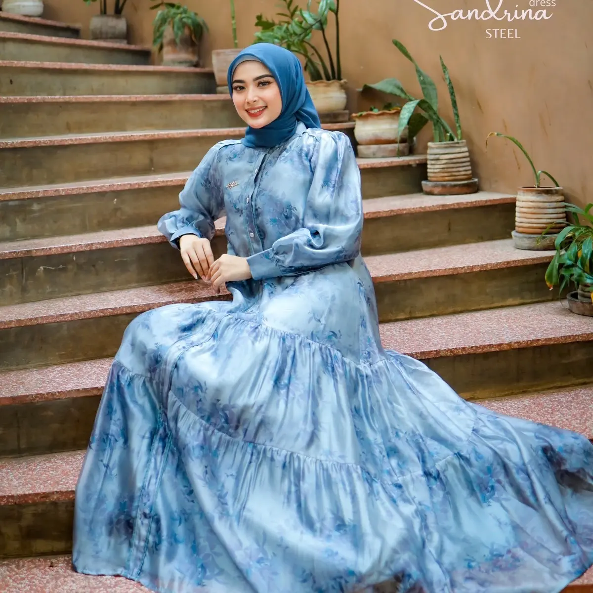 Sandrina dress by halwa apparel agen resmi
